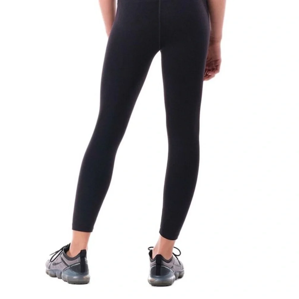 925fit Eva Leggings w/Lace Accent sz S adult black NWT